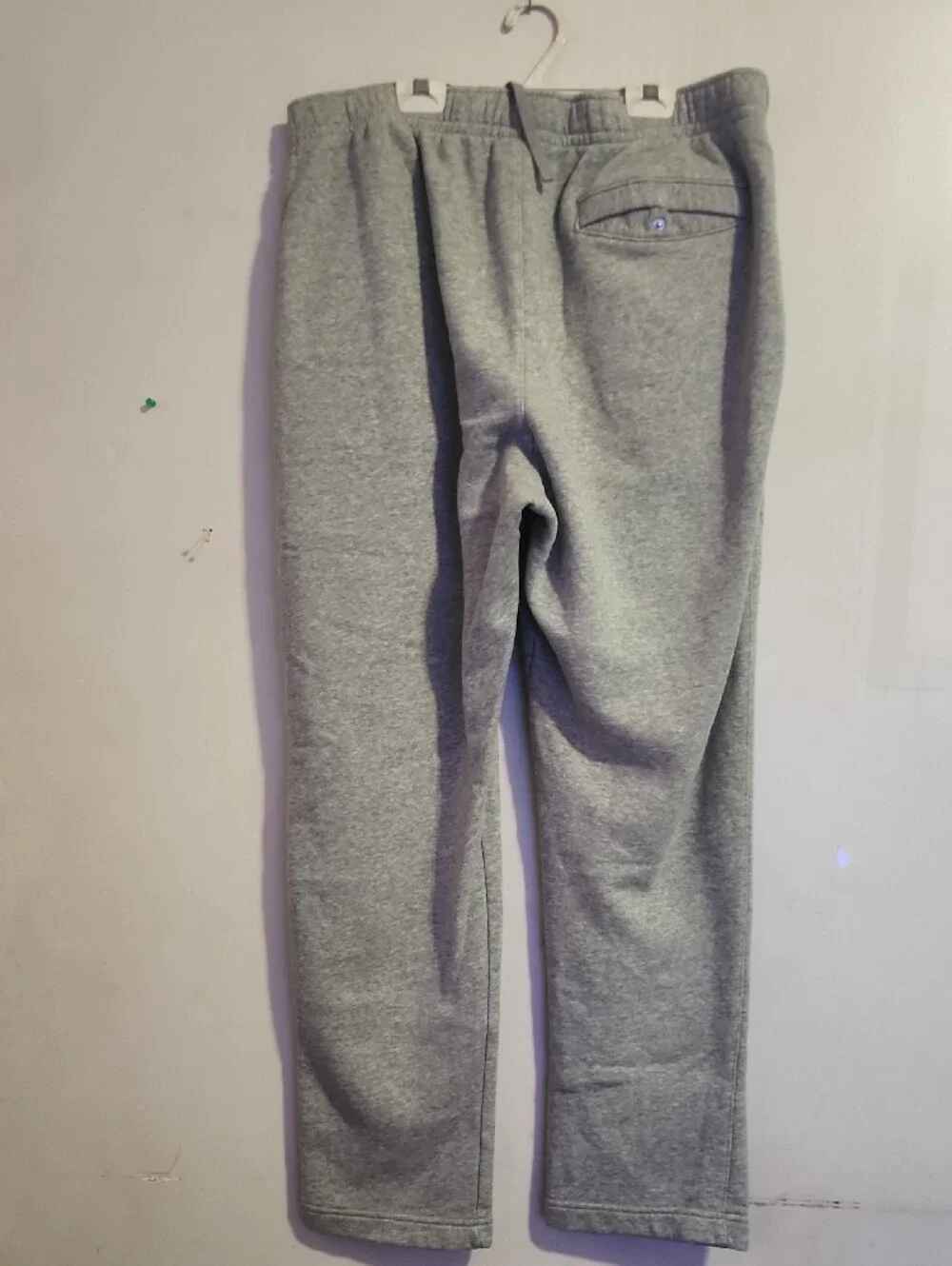 Nike Gray Sweatpants with White Swoosh
